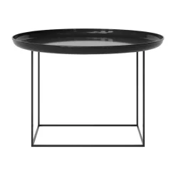 Mesa de centro Duke medium, Lacquered obsidian