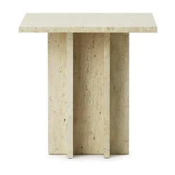 Mesa de centro Edge small, Travertine