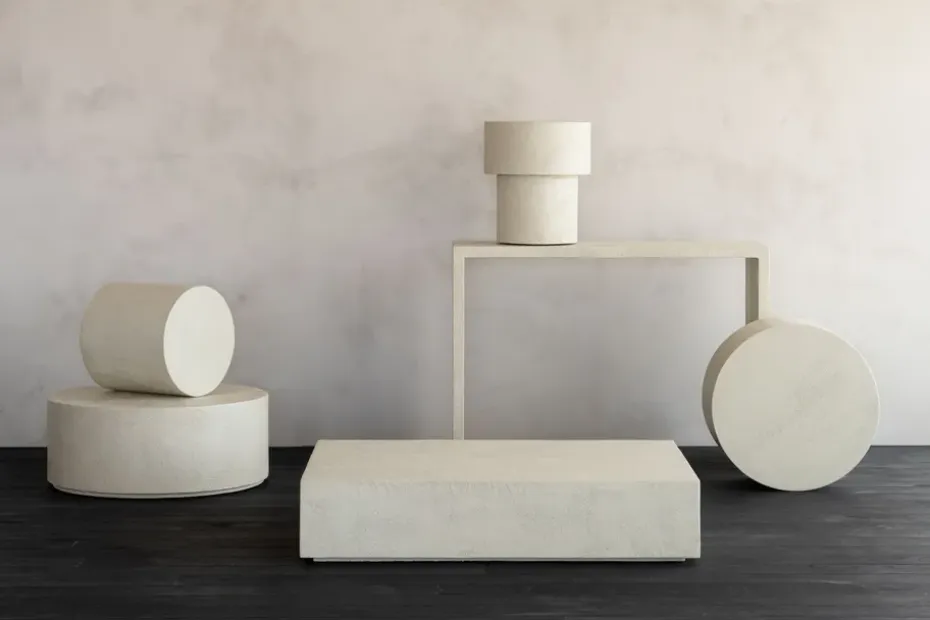 Mesa de centro Elements, Off white, 120x90 cm