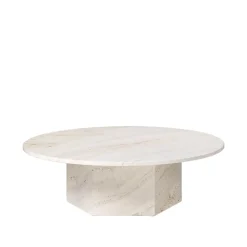 Mesa de centro Epic, White, Ø110