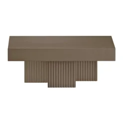 Mesa de centro Gear, Arcilla, 100x100 cm