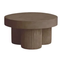 Mesa de centro Gear baja Ø70 cm, Arcilla, Ø70 cm