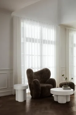 Mesa de centro Gear baja Ø70 cm, Arcilla, Ø70 cm