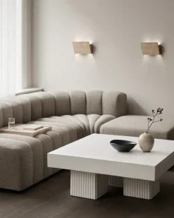 Mesa de centro Gear, Chai, 100x100 cm