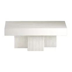 Mesa de centro Gear, Tiza, 100x100 cm