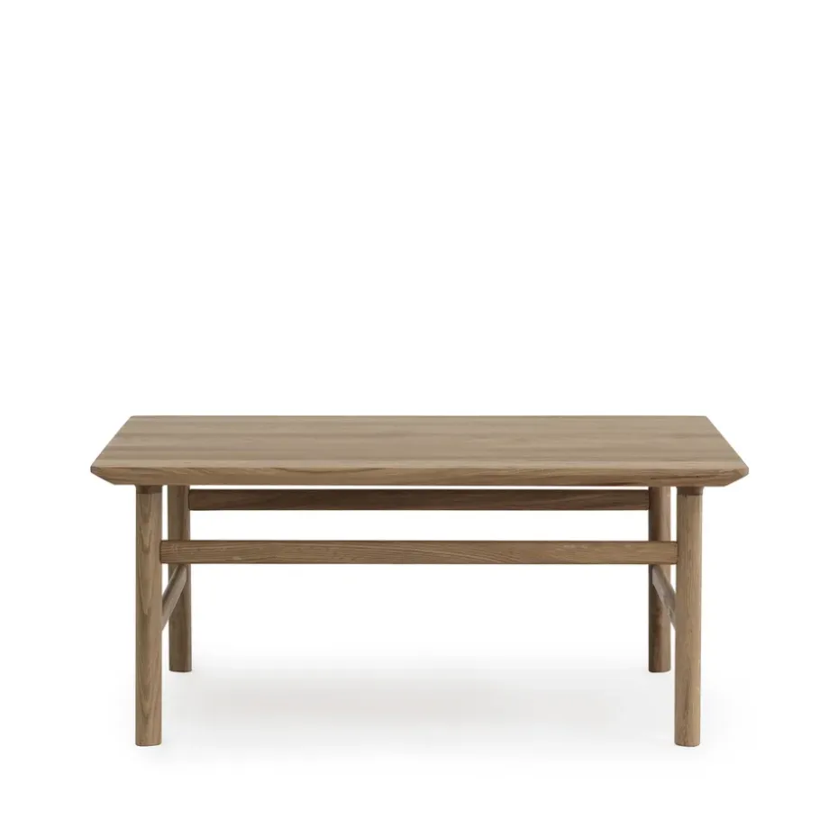 Mesa de centro Grow, Roble lacado transparente, medium