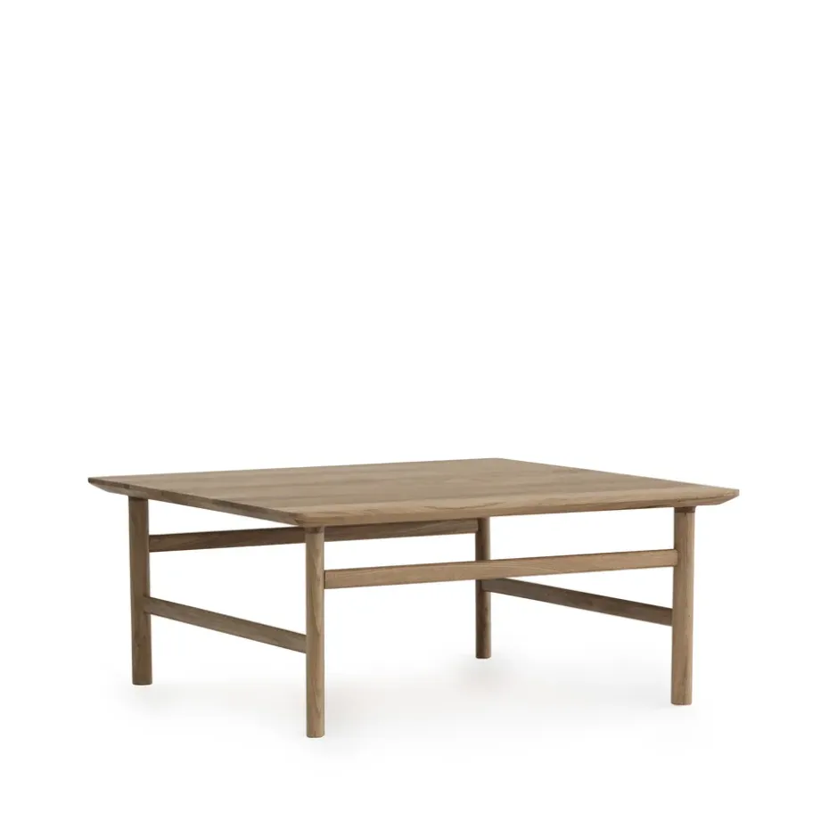 Mesa de centro Grow, Roble lacado transparente, medium