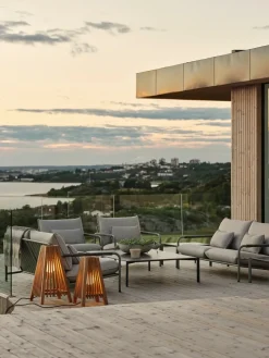 Mesa de centro Hallavara, Negro 112x162 cm