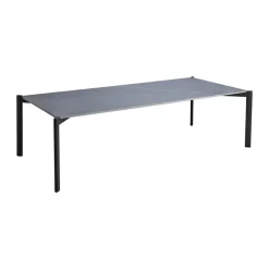 Mesa de centro Hallavara, Negro 66x146 cm