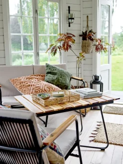 Mesa de centro Hampton 90x60x45 cm, acacia