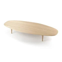 Mesa de centro Jari 80x180 cm, Roble aceitado