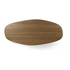 Mesa de centro Jari 80x180 cm, Roble aceitado ahumado