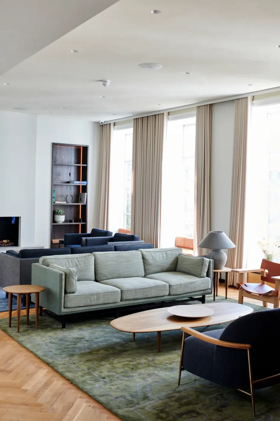 Mesa de centro Jari 80x180 cm, Roble aceitado ahumado