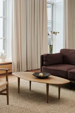 Mesa de centro Jari 58x130 cm, Roble aceitado ahumado