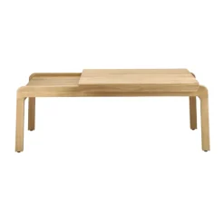 Mesa de centro Knutskog 115x52x41 cm, Naturlackad ek