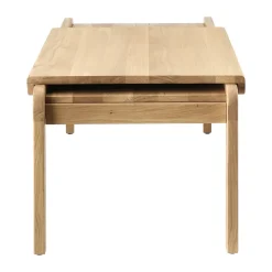 Mesa de centro Knutskog 115x52x41 cm, Naturlackad ek