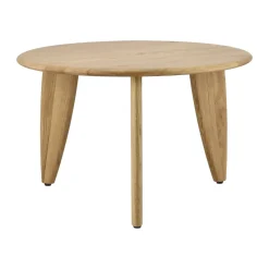 Mesa de centro Lyckeby Ø60x37,5 cm, Naturlackad ek