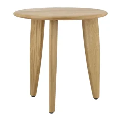 Mesa de centro Lyckeby Ø45x44 cm, Naturlackad ek