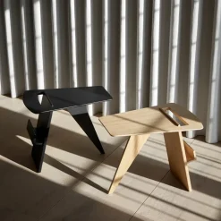 Mesa de centro Magazine, Roble lacado