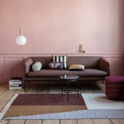 Mesa de centro Marble Table, Mármol negro, large, base negra