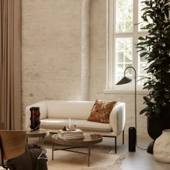 Mesa de centro Marble Table, Mármol negro, large, base negra