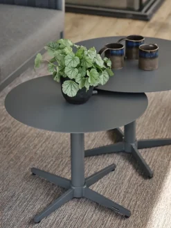 Mesa de centro Mill, Anthracite, Large Ø75 cm