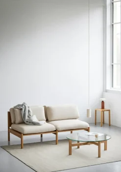 Mesa de centro Moebe Round Ø88 cm, Roble