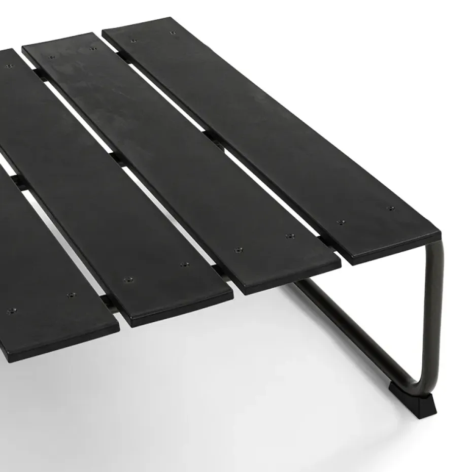 Mesa de centro Ocean lounge table 70x70x30 cm, Black