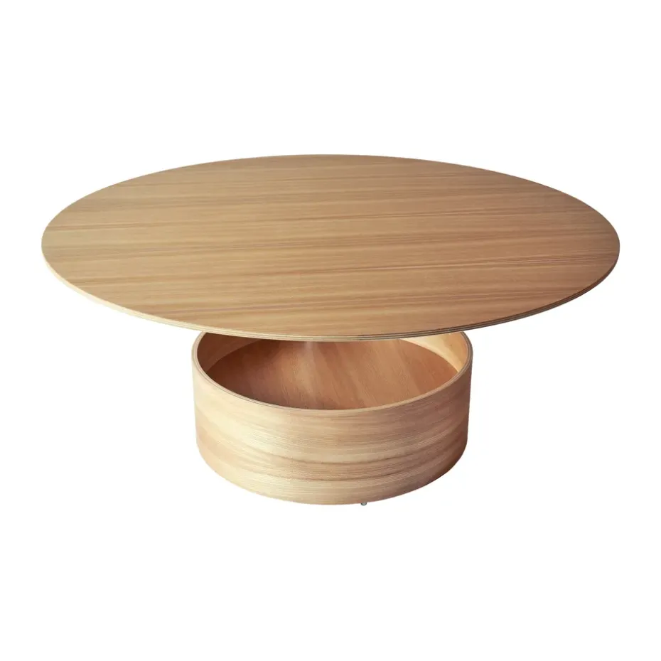 Mesa de centro Parasol L Ø90 cm, Oak