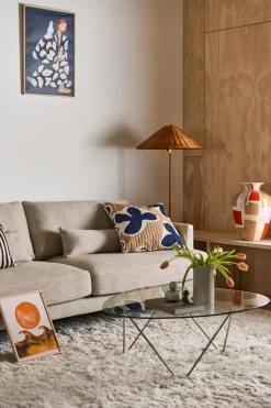 Mesa de centro Pedrera, Cromo