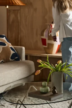 Mesa de centro Pedrera, Cromo