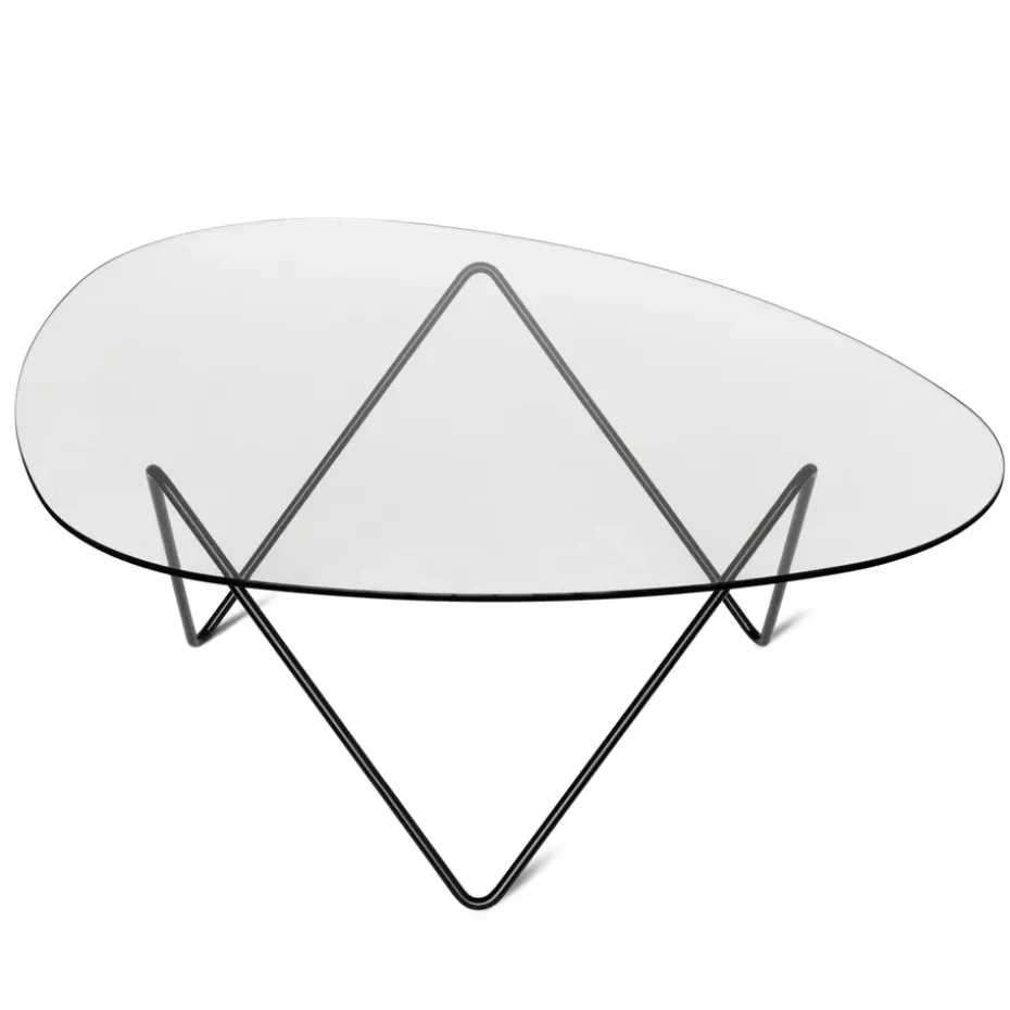 Mesa de centro Pedrera, Patas negras