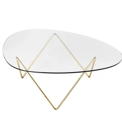 Mesa de centro Pedrera, Patas de latón