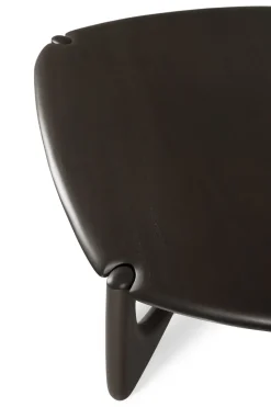 Mesa de centro PI , Dark brown mahogny, 134×97 cm