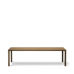 Mesa de centro Piloti 6715, Roble ahumado - altura 35 cm