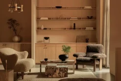 Mesa de centro Plinth, Multi, rose, low