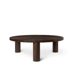 Mesa de centro Post, Oak smoked, large, stars