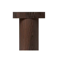 Mesa de centro Post, Oak smoked, large, stars