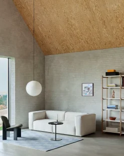 Mesa de centro Pyro Ø45 cm, Negro-negro