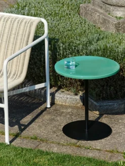 Mesa de centro Pyro Ø45 cm, Soft jade-black