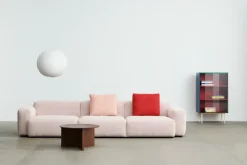 Mesa de centro Slit Ø65 cm, Lacquered walnut