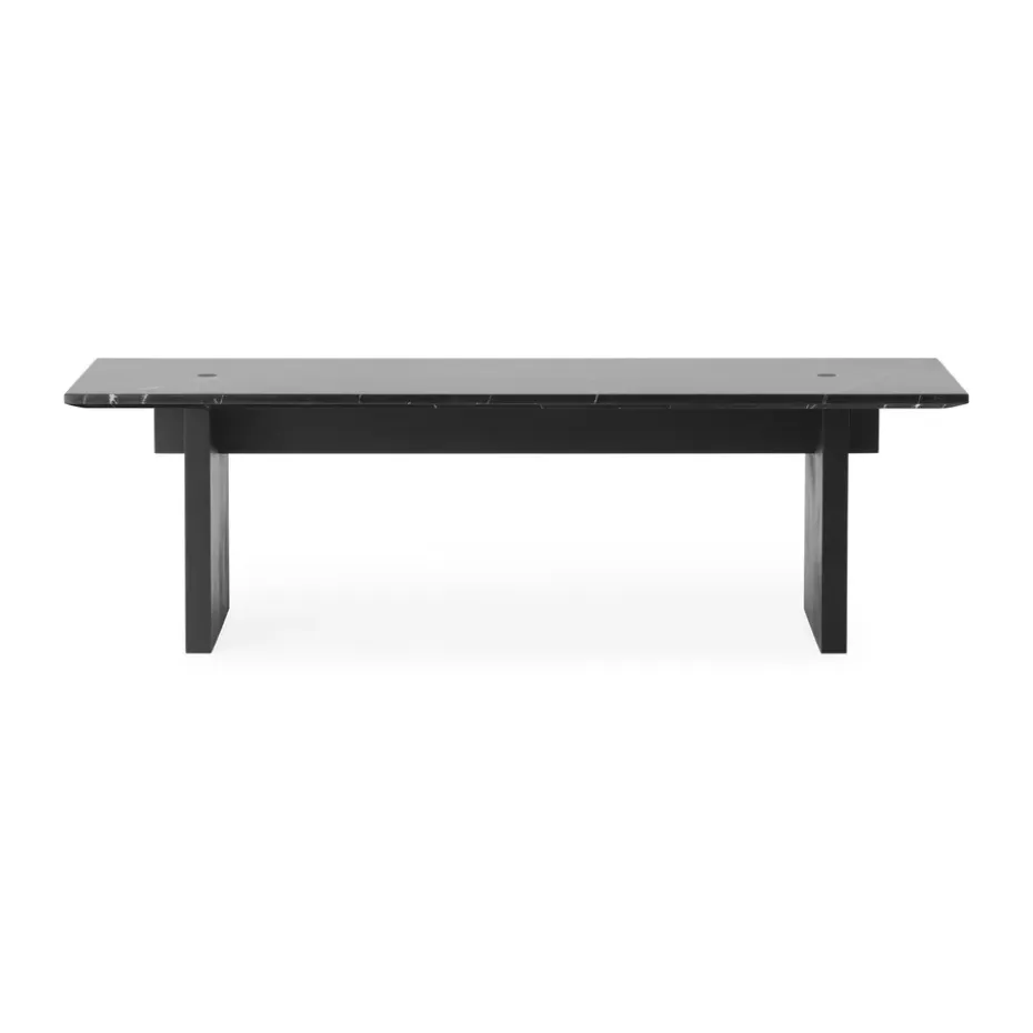 Mesa de centro Solid Table 130x38,5x40 cm, Black