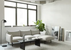 Mesa de centro Solid Table 130x38,5x40 cm, Black