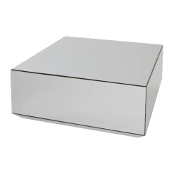 Mesa de centro Speculum de 80x80 cm, Negro