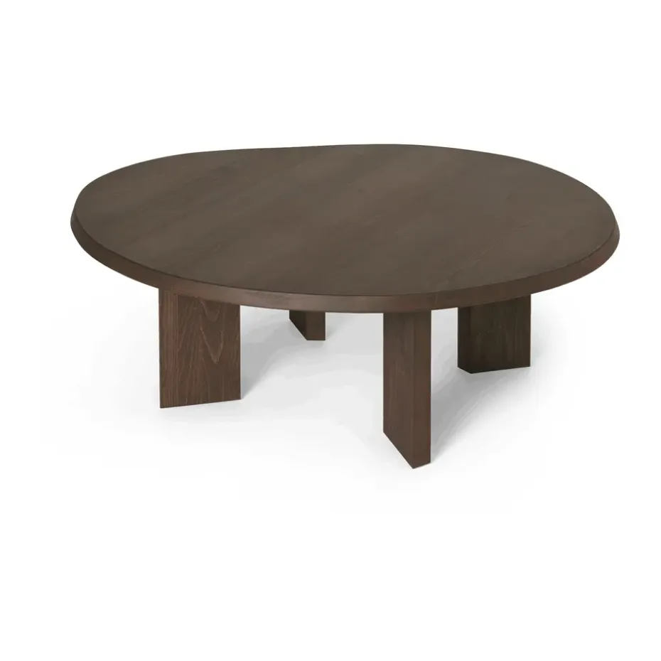 Mesa de centro Tarn 107,6x108,1 cm, Dark stained beech