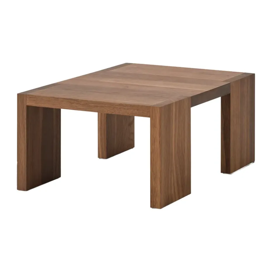 Mesa de centro Tennon, Roble ahumado, 61×43 cm