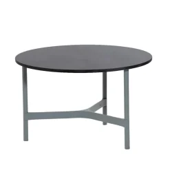 Mesa de centro Twist medium Ø70 cm, Dark grey-light grey