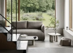 Mesa de centro Volos L, 100x70 cm, Travertino