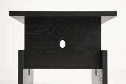 Mesa de centro Wood Box, Roble lacado negro