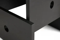 Mesa de centro Wood Box, Roble lacado negro